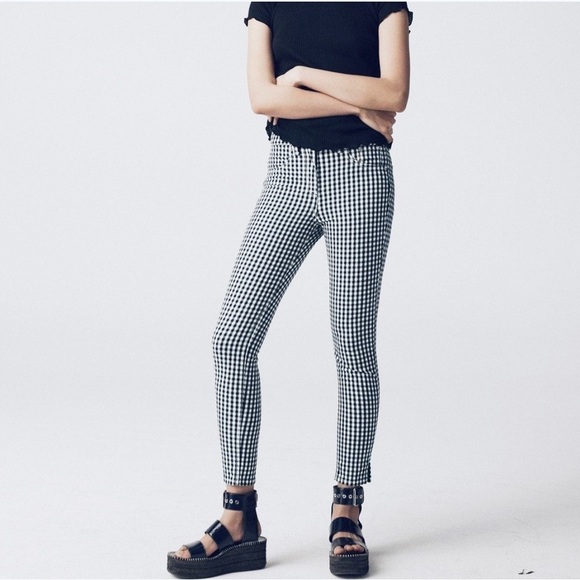 Rag & Bone gingham capri jeans - Picture 5 of 11